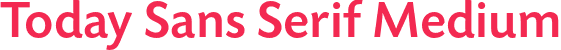 Today Sans Serif Medium